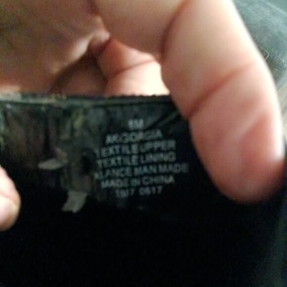 Anne Klein Gorgia Booties Boots Black Floral Women sz 8 M Luxury Art2wear - Picture 6 of 6